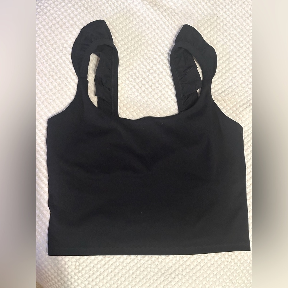 blogilates ruffle tank